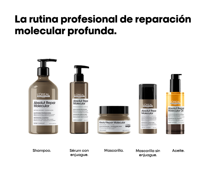 Rutina completa para reparar el cabello dañado